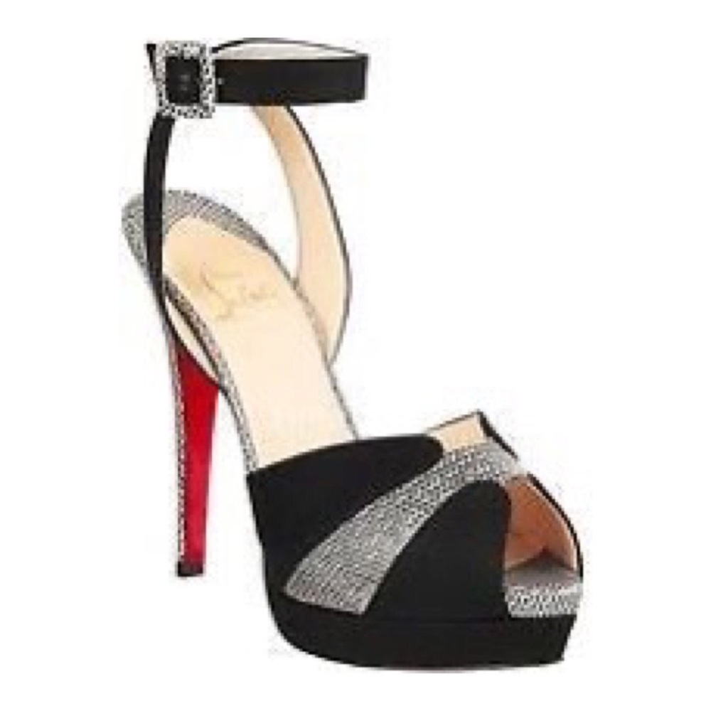 CHRISTIAN LOUBOUTIN LIZARD SLINGBACKS